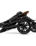 Lionelo Carucior pentru copii Annet Plus Gri Caramel cu accesorii si capotina XXL reglabila 0-22 kg conform cu standardele europene de securitate