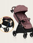 Lionelo Carucior pentru copii Ingrid Roz sport capotina impermeabila cu filtru UPF50+ pana la 22 kg spatar reglabil suport pahar si plasa de tantari sistem pentru pliere automata