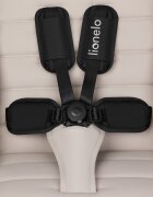 Lionelo Carucior pentru copii Iva Bej sport sustine 22 kg spatar reglabil suspensii maner ajustabil