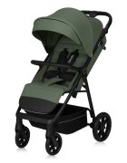 Lionelo Carucior pentru copii Iva Verde sport sustine 22 kg spatar reglabil suspensii maner ajustabil