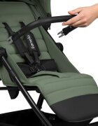 Lionelo Carucior pentru copii Iva Verde sport sustine 22 kg spatar reglabil suspensii maner ajustabil
