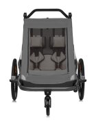 Lionelo Carucior si remorca de bicicleta Cama multifunctional cu sistem de absorbtie a socurilor SIQ negru