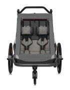 Lionelo Carucior si remorca de bicicleta Cama multifunctional cu sistem de absorbtie a socurilor SIQ negru