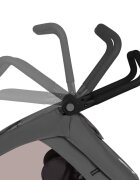 Lionelo Carucior si remorca de bicicleta Cama multifunctional cu sistem de absorbtie a socurilor SIQ negru