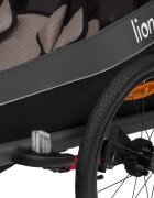 Lionelo Carucior si remorca de bicicleta Cama multifunctional cu sistem de absorbtie a socurilor SIQ negru