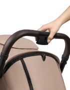 Lionelo Carucior sport Cloe Cu accesorii Cadru din aluminiu Sarcina maxim 22 kg Usor Pliere compacta pentru avion cu o singura mana Ideal pentru toate tipurile de suprafete 6 luni+ bej