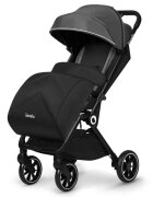 Lionelo Carucior sport Cloe Cu accesorii Cadru din aluminiu Sarcina maxim 22 kg Usor Pliere compacta pentru avion cu o singura mana Ideal pentru toate tipurile de suprafete 6 luni+ gri