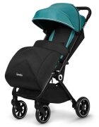 Lionelo Carucior sport Cloe Cu accesorii Cadru din aluminiu Sarcina maxim 22 kg Usor Pliere compacta pentru avion cu o singura mana Ideal pentru toate tipurile de suprafete 6 luni+ verde smarald