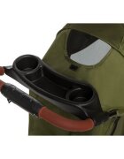 Lionelo Carucior sport Emma Plus Cu tavita 2 Suporturi pentru pahar Geanta accesorii Standard de siguranta EN1888-1 Forest Green