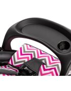 Lionelo Carucior sport Emma Plus Cu tavita 2 Suporturi pentru pahar Geanta accesorii Standard de siguranta EN1888-1 Pink Scandi