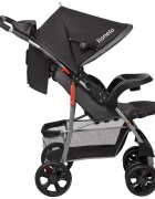 Lionelo Carucior sport Emma Plus Cu tavita 2 Suporturi pentru pahar Geanta accesorii Standard de siguranta EN1888-1 Stone