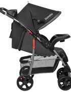 Lionelo Carucior sport Emma Plus Cu tavita 2 Suporturi pentru pahar Geanta accesorii Standard de siguranta EN1888-1 Stone