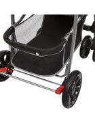 Lionelo Carucior sport Emma Plus Cu tavita 2 Suporturi pentru pahar Geanta accesorii Standard de siguranta EN1888-1 Stone