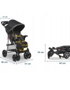 Lionelo Carucior sport Emma Plus Cu tavita 2 Suporturi pentru pahar Geanta accesorii Standard de siguranta EN1888-1 Stone