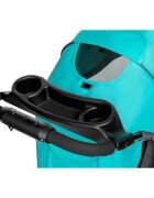 Lionelo Carucior sport Emma Plus Cu tavita 2 Suporturi pentru pahar Geanta accesorii Standard de siguranta EN1888-1 Vivid Turquoise