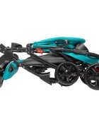 Lionelo Carucior sport Emma Plus Cu tavita 2 Suporturi pentru pahar Geanta accesorii Standard de siguranta EN1888-1 Vivid Turquoise