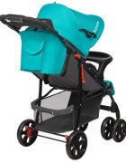 Lionelo Carucior sport Emma Plus Cu tavita 2 Suporturi pentru pahar Geanta accesorii Standard de siguranta EN1888-1 Vivid Turquoise