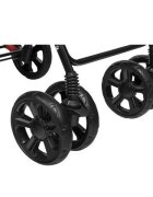 Lionelo Carucior sport Emma Plus Cu tavita 2 Suporturi pentru pahar Geanta accesorii Standard de siguranta EN1888-1 Vivid Turquoise
