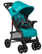 Lionelo Carucior sport Emma Plus Cu tavita 2 Suporturi pentru pahar Geanta accesorii Standard de siguranta EN1888-1 Vivid Turquoise