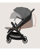 Lionelo Carucior sport Julie Air Gri greutate redusa 7.5 kg sustine 22 kg 6 luni+ capotina impermeabila protectie SPF 50+ include suport sticla pliere compacta conform cu EN1888-1 si EN1888-2