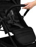 Lionelo Carucior sport Mira Gri maner reglabil in 5 pozitii spatar si suport de picioare reglabile plasa de tantari si suport biberon incluse Conform cu EN1888-1 EN1888-2 Testare SGS