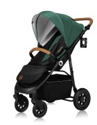 Lionelo Carucior sport Natt de la nastere cu accesorii si capotina XXL reglabila 0-22 kg verde