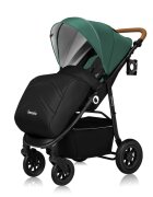 Lionelo Carucior sport Natt de la nastere cu accesorii si capotina XXL reglabila 0-22 kg verde