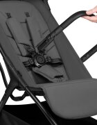 Lionelo Carucior sport pentru copii Agia Gri 7.3 kg ultracompact pliere rapida cu o mana suport pentru biberon inclus sezut lat si confortabil 6-48 luni sustine 22 kg