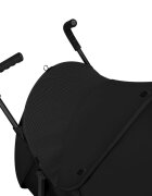 Lionelo Carucior sport pentru copii Elia Negru cu plasa de tantari suport de picioare reglabil spatar ajustabil in 4 pozitii capotina XXL pliere tip umbrela capacitate 15 kg 6 luni+