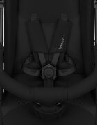 Lionelo Carucior sport pentru copii Elia Negru cu plasa de tantari suport de picioare reglabil spatar ajustabil in 4 pozitii capotina XXL pliere tip umbrela capacitate 15 kg 6 luni+