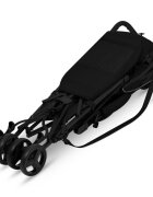 Lionelo Carucior sport pentru copii Elia Negru cu plasa de tantari suport de picioare reglabil spatar ajustabil in 4 pozitii capotina XXL pliere tip umbrela capacitate 15 kg 6 luni+