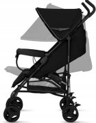 Lionelo Carucior sport pentru copii Elia Negru cu plasa de tantari suport de picioare reglabil spatar ajustabil in 4 pozitii capotina XXL pliere tip umbrela capacitate 15 kg 6 luni+