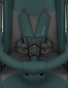 Lionelo Carucior sport pentru copii Elia Verde Grafit cu plasa de tantari suport de picioare reglabil spatar ajustabil in 4 pozitii capotina XXL pliere tip umbrela capacitate 15 kg 6 luni+