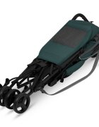 Lionelo Carucior sport pentru copii Elia Verde Grafit cu plasa de tantari suport de picioare reglabil spatar ajustabil in 4 pozitii capotina XXL pliere tip umbrela capacitate 15 kg 6 luni+