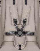 Lionelo Carucior sport pentru copii Emerald bej pliere cu o mana copertina XXL UPF 50+ spatar reglabil suspensie completa roti EVA 6-48 luni greutate admisa 22 kg