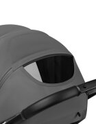 Lionelo Carucior sport pentru copii Emerald gri pliere cu o mana copertina XXL UPF 50+ spatar reglabil suspensie completa roti EVA 6-48 luni greutate admisa 22 kg
