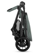 Lionelo Carucior sport pentru copii Emerald verde pliere cu o mana copertina XXL UPF 50+ spatar reglabil suspensie completa roti EVA 6-48 luni greutate admisa 22 kg