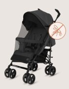 Lionelo Carucior sport pentru copii Irma Gri Inchis compact spatar ajustabil in 4 pozitii suport picioare reglabil manere rotative pliere tip umbrela 6-36 luni pana la 15 kg