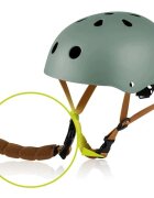 Lionelo Casca pentru copii Green Sage reglabila 50-56 cm din ABS si EPS conform cu standardul EN1078