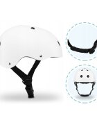Lionelo Casca pentru copii reglabila 50-56 cm Alb