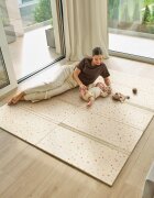 Lionelo Covoras pliabil Zora Bej din spuma 180x200 cm