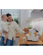 Lionelo Espressor pentru lapte praf Baby Presto cu afisaj digital LED alb