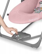 Lionelo Fotoliu balansoar Otto Cozy cu melodii 57x55 cm Roz