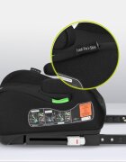 Lionelo Inaltator auto Luuk Fix instalare cu sistem Isofix negru i-Size