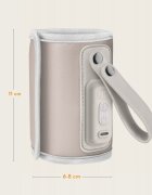 Lionelo Incalzitor biberoane Gri Ash ThermUp Go portabil temperatura constanta pana la 24 h incarcare USB