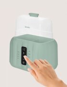 Lionelo Incalzitor biberoane si sterilizator ThermUp Duo Verde 6 moduri de operare incalzire sterilizare pastrare temperatura decongelare senzor pentru temperatura pentru 2 biberoane simultan fara BPA