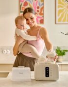 Lionelo Incalzitor biberoane si sterilizator ThermUp Duo Verde 6 moduri de operare incalzire sterilizare pastrare temperatura decongelare senzor pentru temperatura pentru 2 biberoane simultan fara BPA