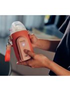 Lionelo Incalzitor pentru biberoane ThermUp Go Evo roz deschis portabil cu 5 niveluri de incalzire
