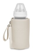 Lionelo Incalzitor pentru biberoane ThermUp Go Plus bej calm portabil cu temperatura constanta pana la 24 h