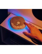 Lionelo Lampa de veghe BabyNap 2 in 1 Wireless cu sunete si melodii de leagan alb
